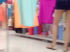 Asian in Booty Shorts