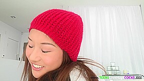 Asian teen 18+ pussyfucked doggystyle