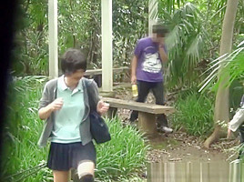 Asian teens 18+ pee on dude