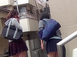 Asian teens 18+ pee on dude