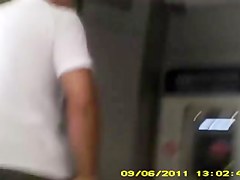 Asian vid with a sexy slut at airport