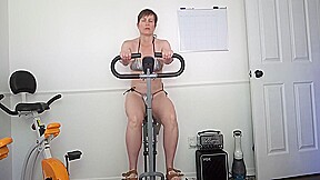 Aurora Willows Doing Leg Strengthening Today In A Sexy Hot Bikini