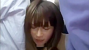 BUSTY CUTE JAPANESE AND SQUIRTING ON A BUS
