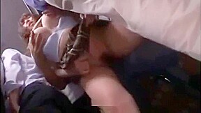 BUSTY CUTE JAPANESE AND SQUIRTING ON A BUS