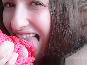 Ballbiting bondage
