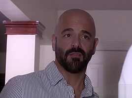 Bearded Step daddy loves banging ginger twinks hole