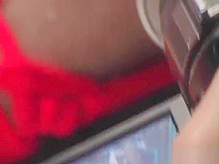 Beautiful Blindfolded Woman Gets Pleasure By Two Guys