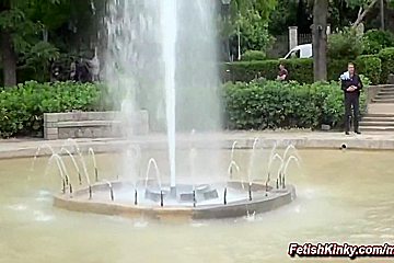 Beautiful Woman Enjoys In Public Degradation - Silvia Ruby, Francesca Dicaprio And Steve Holmes