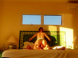 Beautiful redhead fucked in cabo