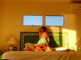 Beautiful redhead fucked in cabo