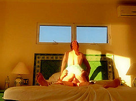 Beautiful redhead fucked in cabo