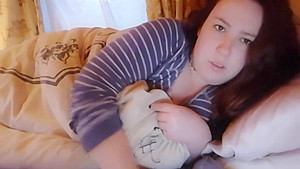 Bed Day with Cute BBW - Cumming Hard Twice