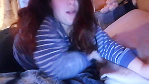 Bed Day with Cute BBW - Cumming Hard Twice