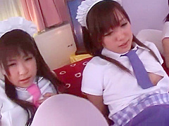 Best Japanese model Miyu Hoshino, Kanako Tsuchiya, Nomiya Hoshi in Crazy College, Blowjob JAV movie