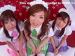 Best Japanese model Miyu Hoshino, Kanako Tsuchiya, Nomiya Hoshi in Crazy College, Blowjob JAV movie