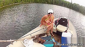 Bianca Fishing In Her Micro Bikini - KinkyFrenchies