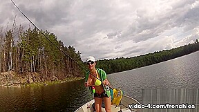 Bianca Fishing In Her Micro Bikini - KinkyFrenchies