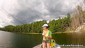 Bianca Fishing In Her Micro Bikini - KinkyFrenchies