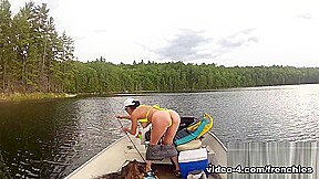 Bianca Fishing In Her Micro Bikini - KinkyFrenchies
