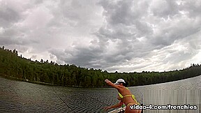 Bianca Fishing In Her Micro Bikini - KinkyFrenchies