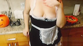 Big Ass MILF Madisin Lee Gives Step son a Creampie For Halloween Treat