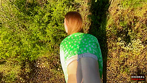 Big Ass Stranger Doggy Fucked In Public Park - Cum Walk In Panties