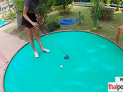 Big Boobed Amateur Thai Slut Noom Loves Ball Games