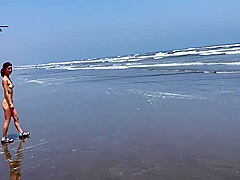 Big Clit Sluty Loves At Seashore  Chapter 3 With Strip Dance