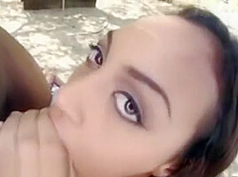 Big Cock Loving Slut Sucks Cock