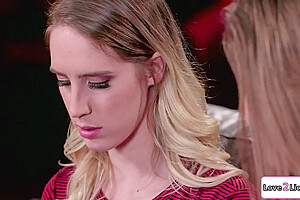 Big T, Cadence Lux And Lena Paul In Busty Babe Teaches Blonde Bff To Squirt