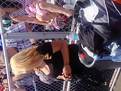 Big boob blonde Mexican Milf