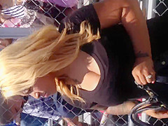 Big boob blonde Mexican Milf