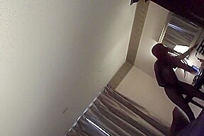 Big booty girl secretly recorded while on webcam