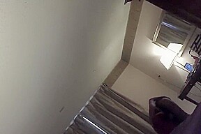Big booty girl secretly recorded while on webcam