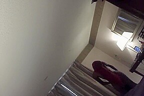 Big booty girl secretly recorded while on webcam