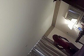 Big booty girl secretly recorded while on webcam