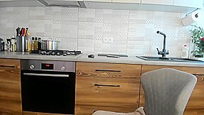 Big booty super slim webcam milf solo tease at home