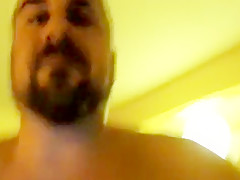 Big dick beefy stud jerks off