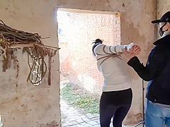 Bitch Bound Visting Old House