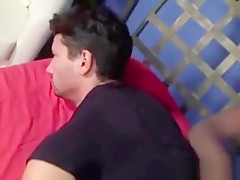 Black master spanks his vanilla slave