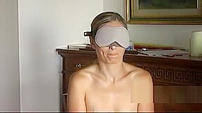 Blindfolded blowjob!