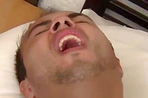 Blond tranny shemale assfucking dude