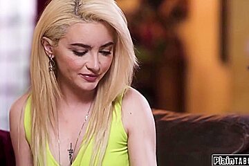 Blonde Fucking A Guy To Not Get Exposed With Lola Fae