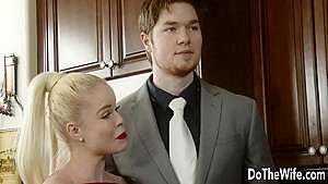 Blonde Housewife Gets Fucked While Swinger Couple Watch - Nikki Delano