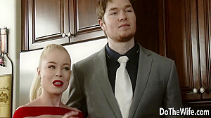 Blonde Housewife Gets Fucked While Swinger Couple Watch - Nikki Delano