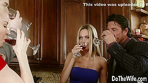 Blonde Housewife Gets Fucked While Swinger Couple Watch - Nikki Delano