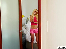 Blonde teen 18+ Gets Busted With Elsa Jean