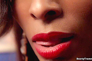 Blondie Lures Guy For Threesome Orgy With Shemale - Cherry Torn