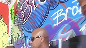 Bobbi Starr Gets Mouth Filled By Black Cocks
