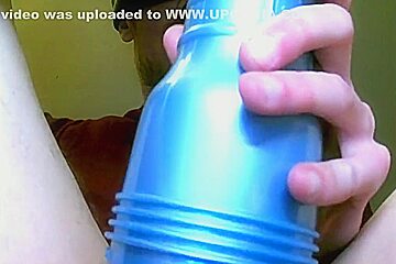 British Lad Fucks Gay Fleshlight Until Cum
